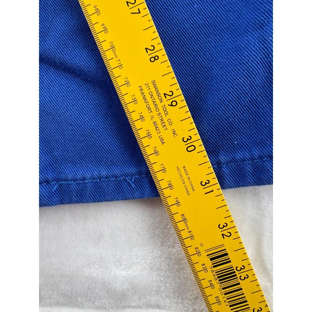 Levi's 541 Mens 33x32 Athletic Taper Jeans Royal Blue Twill Pants